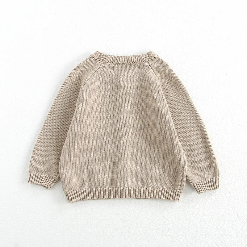Baby Girl Clothing Cotton Knit Mushroom Embroidered Onesie Bodysuit and Beanie 0-3Y Baby Boy Clothes Cardigan Casual Outfit