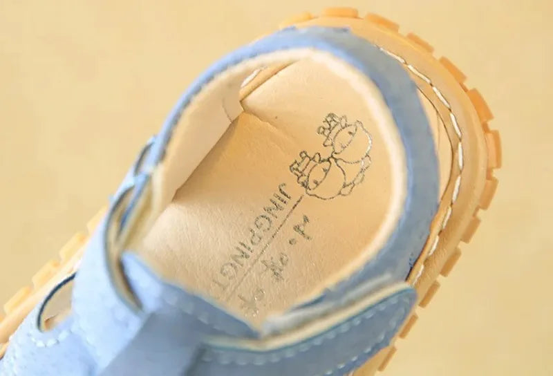 2025 Baby Sandals Toddler Boys First Walkers Newborn Girls First Shoes Indoor Soft Sole Infant Sandals Summer Beach Baby Shoes