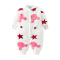 Ropa de Primavera Invierno para Bebé Recién Nacido Chaqueta Infantil para Niñas Mono para Niños Pelele de Franela Suave para Bebé Ropa de Bebé 0-18 Meses