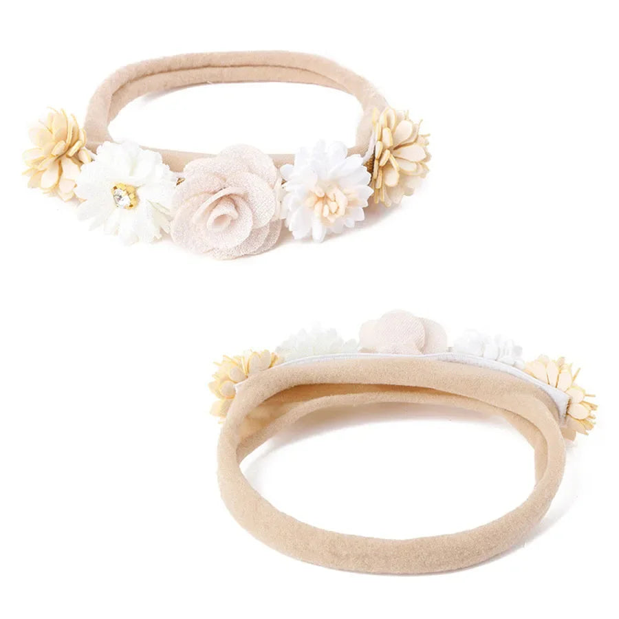 1/3pcs Baby Headbands for girls Kids Cute Flower Headwear Nylon Soft Elastic Hair Band Gifts Toddler Headband Hair Accessories