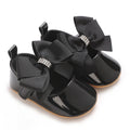 Lindos Zapatos de Princesa para Bebé Edición Primavera y Otoño Decoración de Lazo de Mariposa Suela Blanda de PU Adecuado para Bebés de 0 a 1 Año
