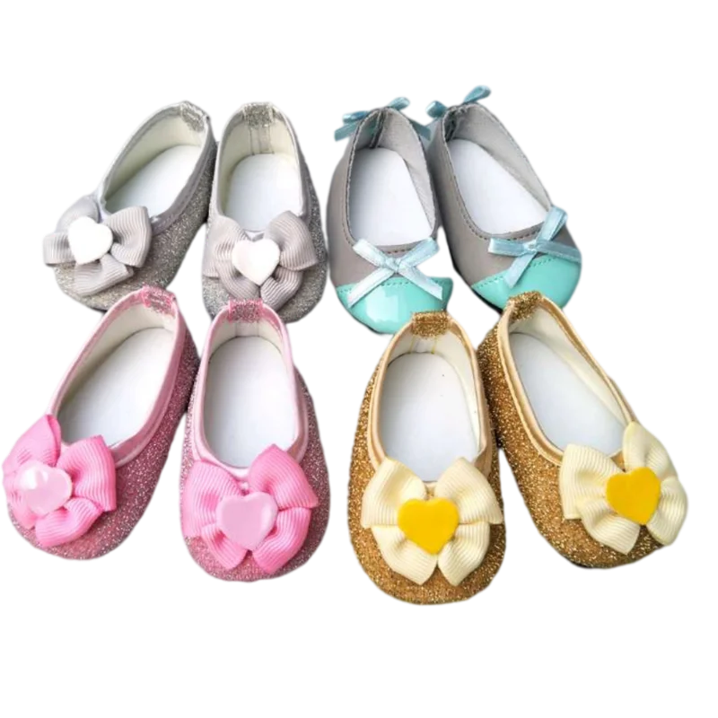 Babies Doll Shoes for 40cm Doll Shoes Sneackers for 18inch Girl Doll Shoes Toy Boots  Accessories