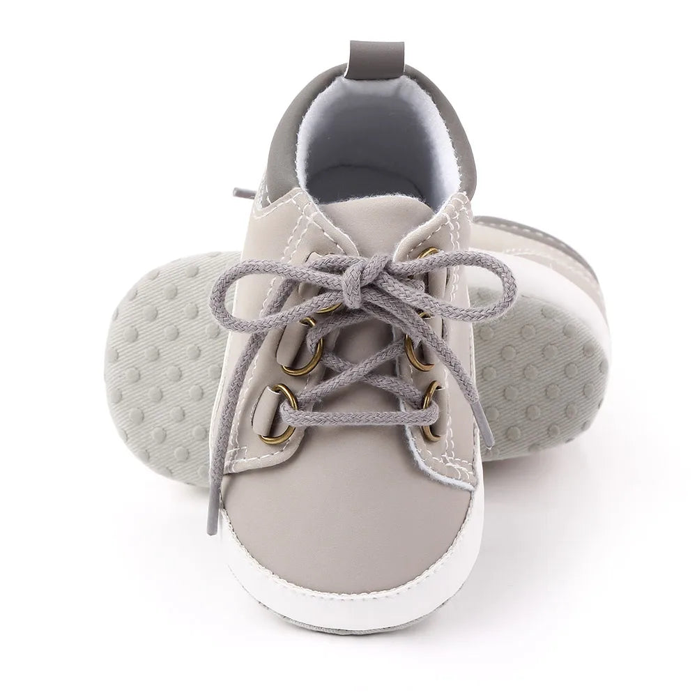 Baby Schuhe Frühling und Herbst Stil Weiche Baumwolle Rutschfeste Sohle Lässig für Jungen und Mädchen 0-9-18 Monate Kleinkind Vorlaufen D2351