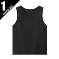 1/3/4 Piezas Chaleco Joker de Color Sólido Delgado para Niños Cuatro Estaciones Camisa de Fondo Suelta y Cómoda para Niño Camiseta Dulce y Encantadora para Niña