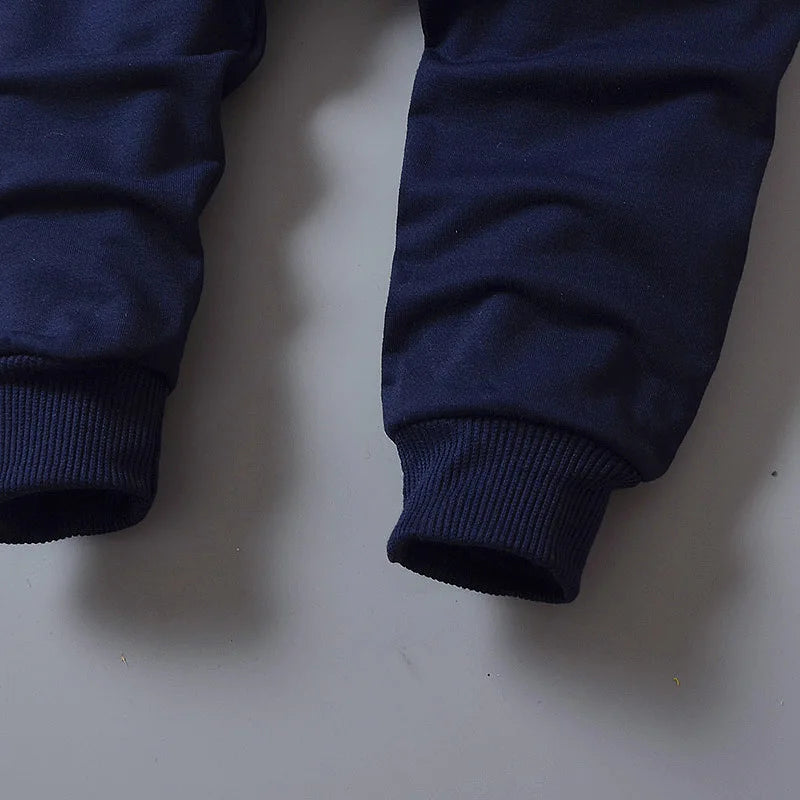 Conjunto de ropa para bebés y niñas pequeñas, primavera, otoño, pana, dibujos animados, conjuntos de ropa para niños, chaquetas con capucha y pantalones, traje para niños de 0 a 5 años