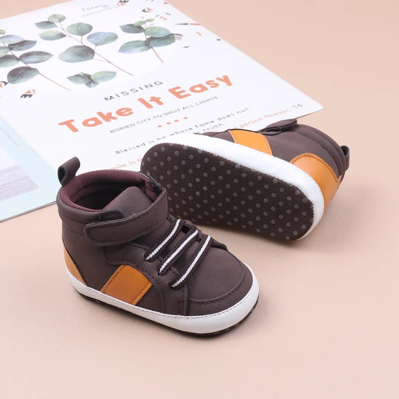 Zapatos de bebé de algodón suave de alta calidad, estilo primavera y otoño, para niños y niñas de 0 a 9 a 18 meses, nueva moda para bebés 2024 BHX3190