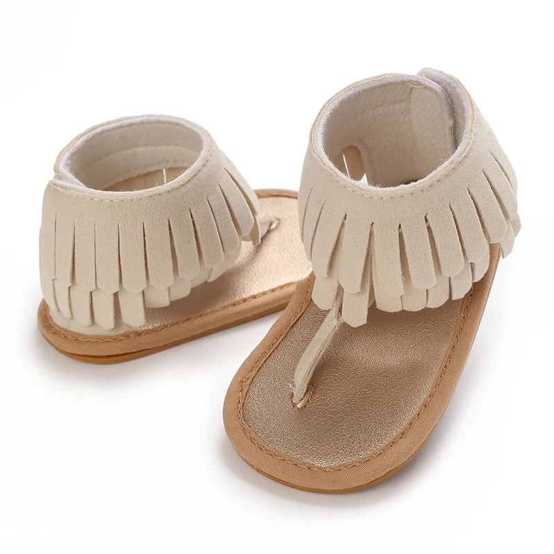 0-18M Baby Walking Sandals - Breathable Anti-Slip Soft Sole Shoes for Newborn Boys & Girls, Summer Infant First Walkers
