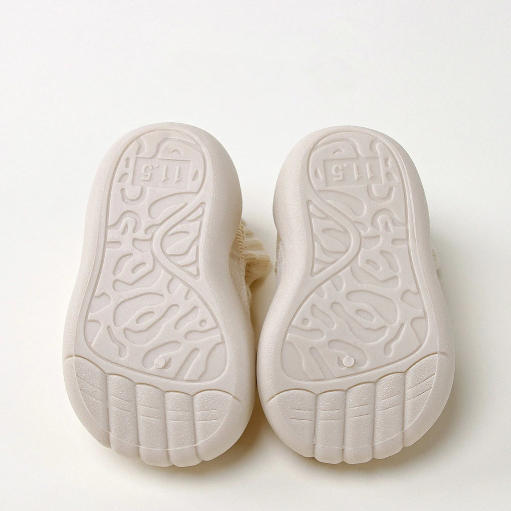 Spring Autumn Baby Boys Girls High Top Walking Shoes Kids Sneakers Child Soft Sole Anti Slip Knitted Infant Newborn Socks Shoes