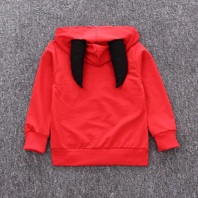 Conjunto de ropa para bebés y niñas pequeñas, primavera, otoño, pana, dibujos animados, conjuntos de ropa para niños, chaquetas con capucha y pantalones, traje para niños de 0 a 5 años