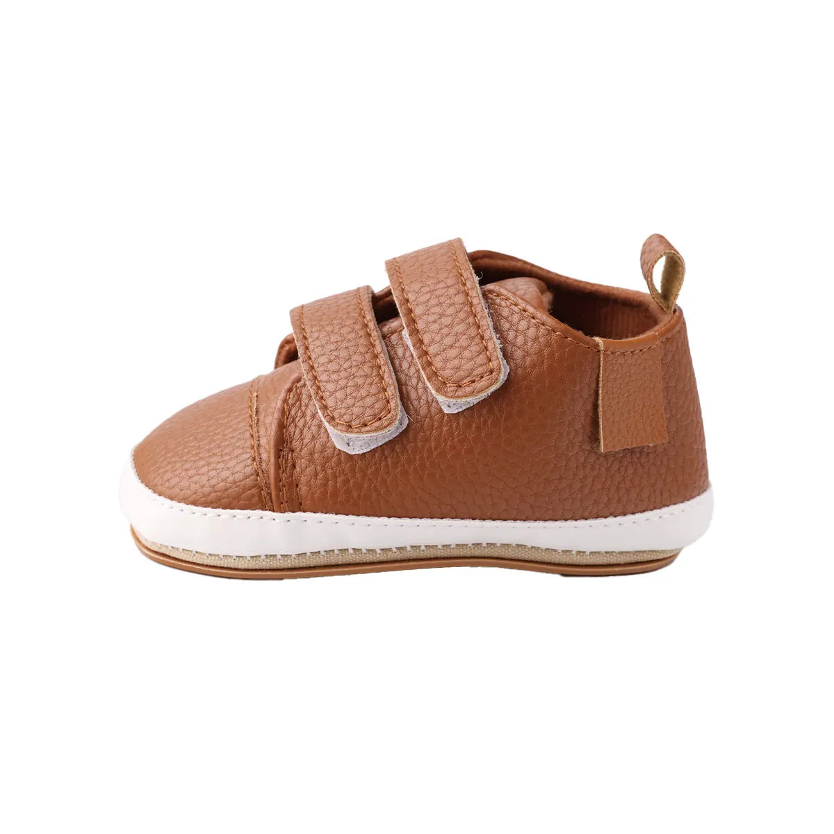 Zapatos de bebé, zapatos de bebé de primavera y otoño de 0 a 1 año, zapatos de bebé con doble velcro, suela blanda casual antideslizante, zapatos de bebé de caña baja