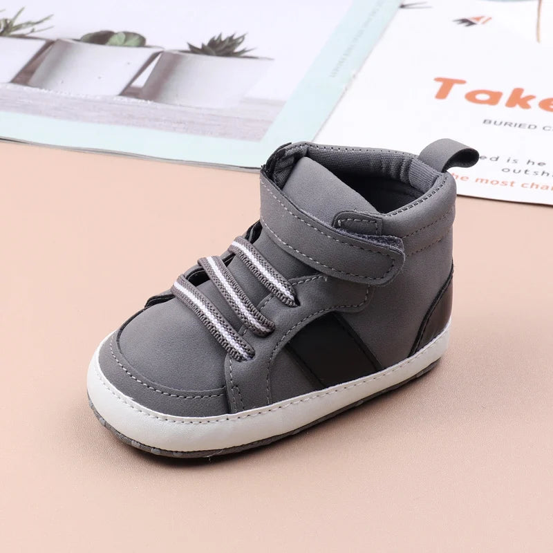 Zapatos de bebé de algodón suave de alta calidad, estilo primavera y otoño, para niños y niñas de 0 a 9 a 18 meses, nueva moda para bebés 2024 BHX3190