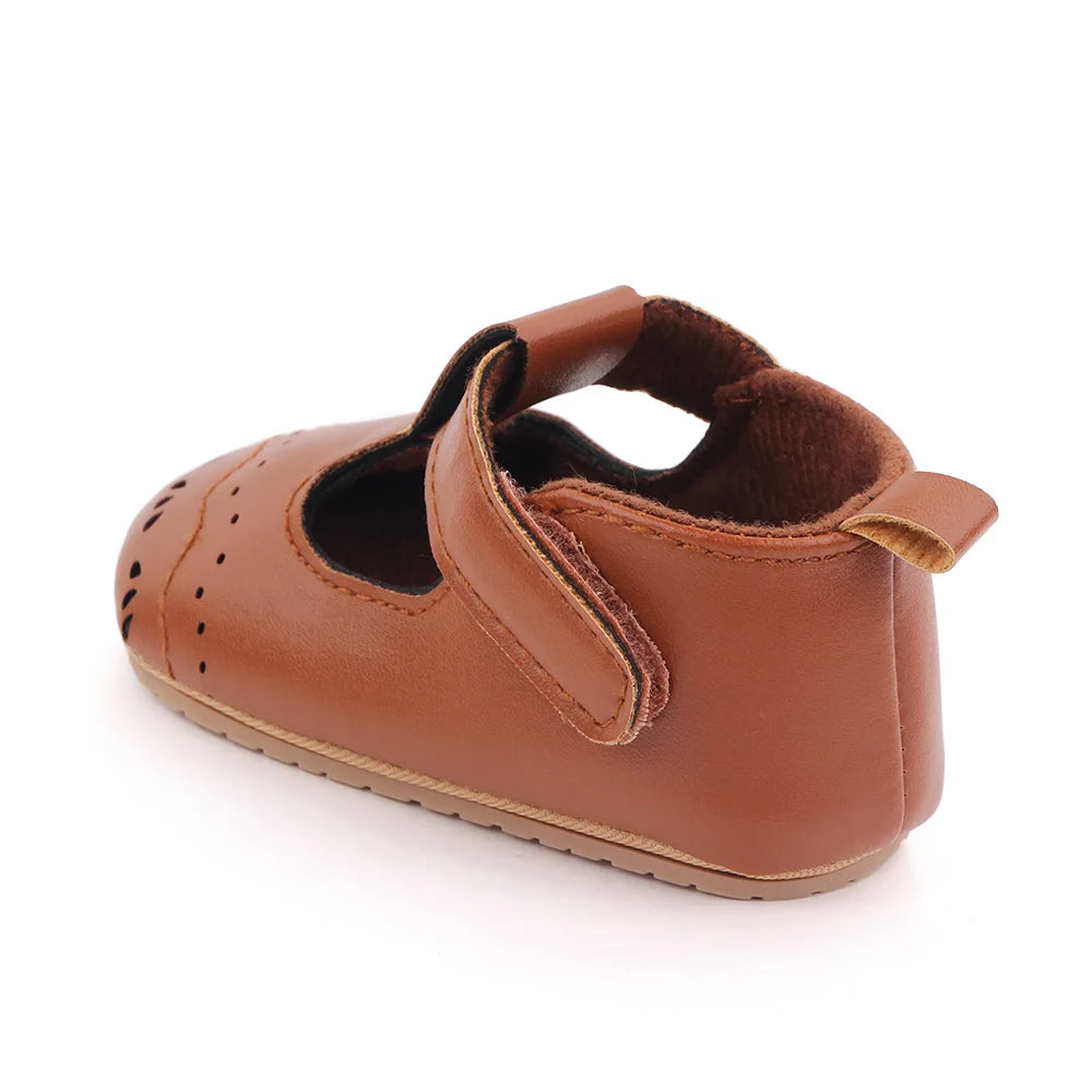 Baby PU Shoes Soft PU Leather and TPR Sole Anti-slip Design for Baby Boys and Girls Prewalking Shoes High Quality Infant Sandals