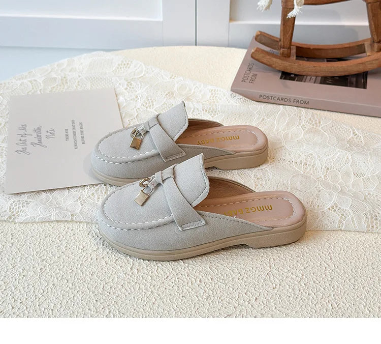 Children Leather Shoes for Girls Boys 2026 Spring Summer New Fashion Korean Style Soft Bottom Anti-slippery Versatile Loafers