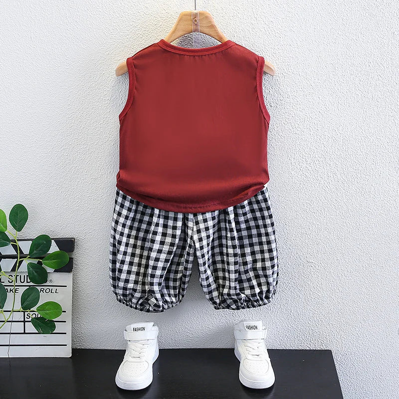 Baby Boys Clothing Sets Newborn Clothes Suit Stripe Cotton Short Sleeve T-shirt +Pants 2pcs Girls Summer Outfits