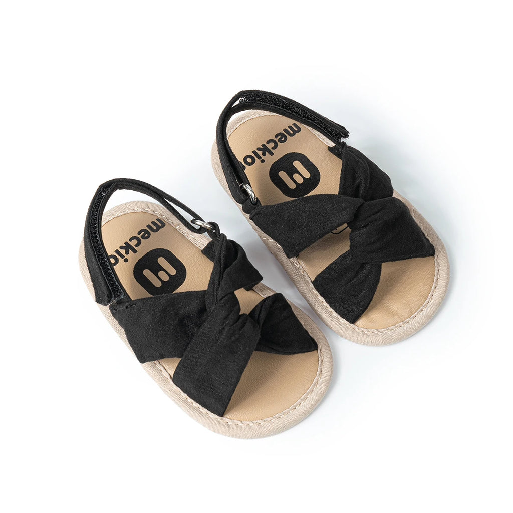 KIDSUN Baby Girl Boy Sandals Newborn Toddler First Walkers Shoes Summer Butterfly Beach Flat Sandals 5 Colors