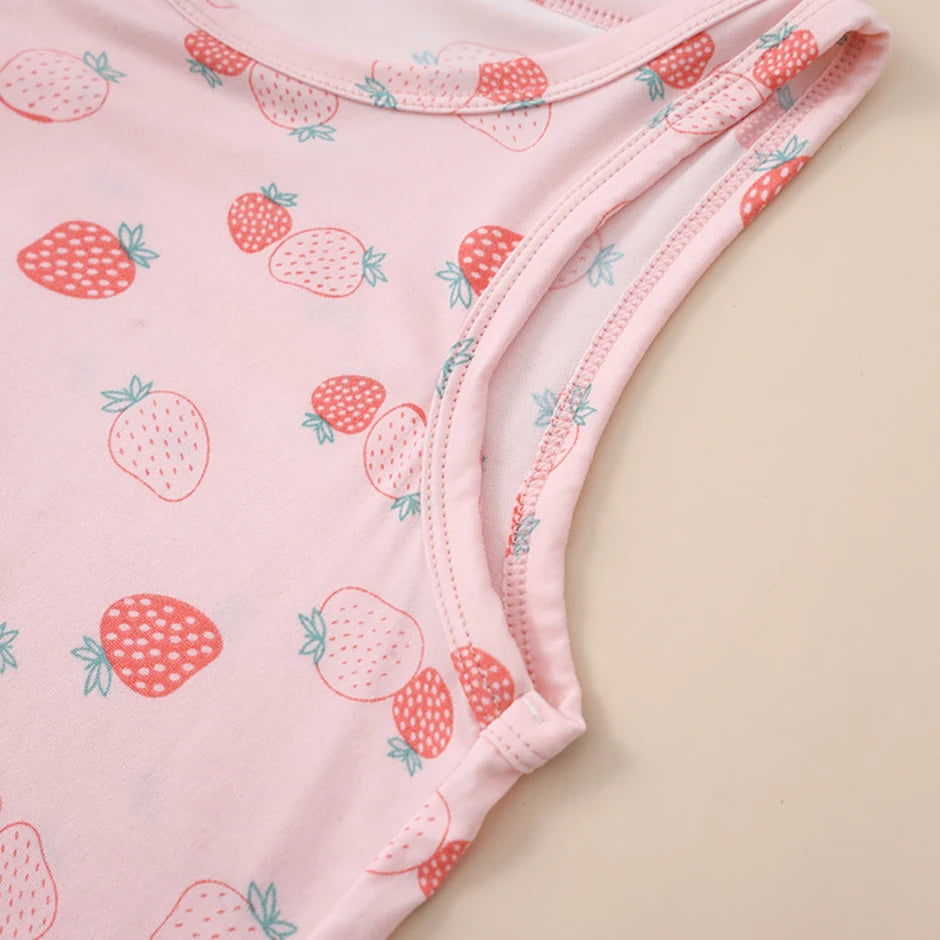 1/3/4 Piezas Chaleco Joker de Color Sólido Delgado para Niños Cuatro Estaciones Camisa de Fondo Suelta y Cómoda para Niño Camiseta Dulce y Encantadora para Niña