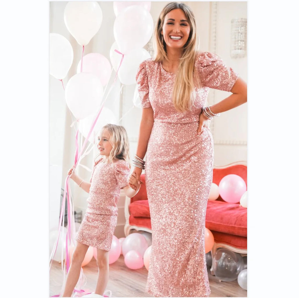 2026 Summer Mommy Me Family Matching Mother Daughter Dresses Clothes Striped Mom Dress Kids Child Outfits Mum Sister Baby Girl