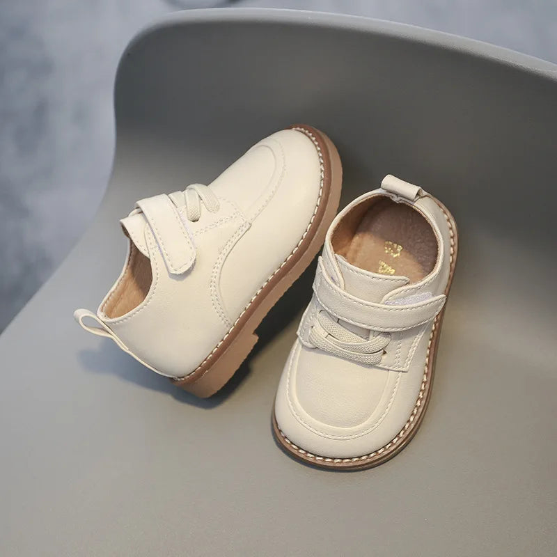 Baby Boys Leather Shoes Spring Autumn Kids Casual Shoes Comfortable British Style Children Birthday Party Shoes Size 15-30