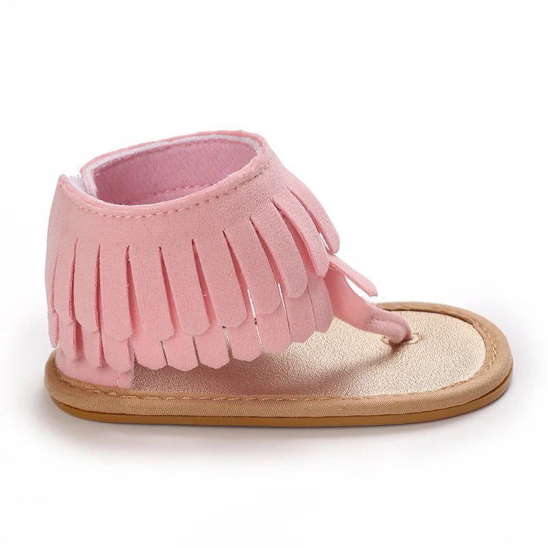0-18M Baby Walking Sandals - Breathable Anti-Slip Soft Sole Shoes for Newborn Boys & Girls, Summer Infant First Walkers
