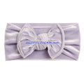 E21F Baby Headband Bows For Baby Girl Headbands Elastic Nylon Newborn Hair Turban