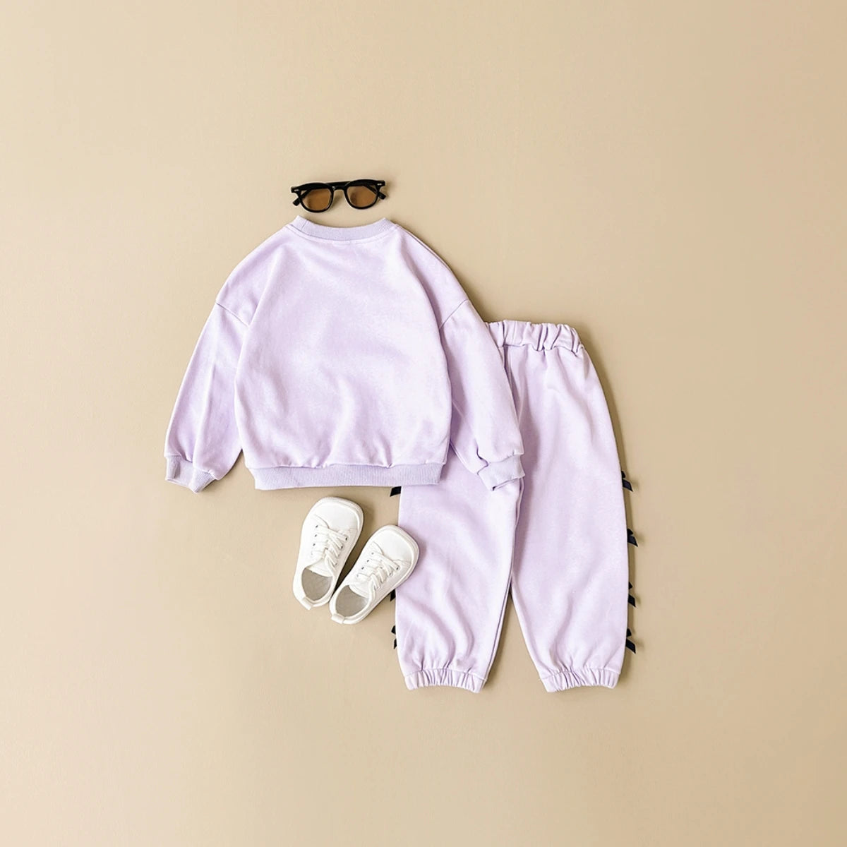 Baby Girl Clothes Toddler Sets Cotton Love Sweatshirt Long Sleeve Top+Bow Pants Spring Newborn Kids Clothing Infant Outfit Suits
