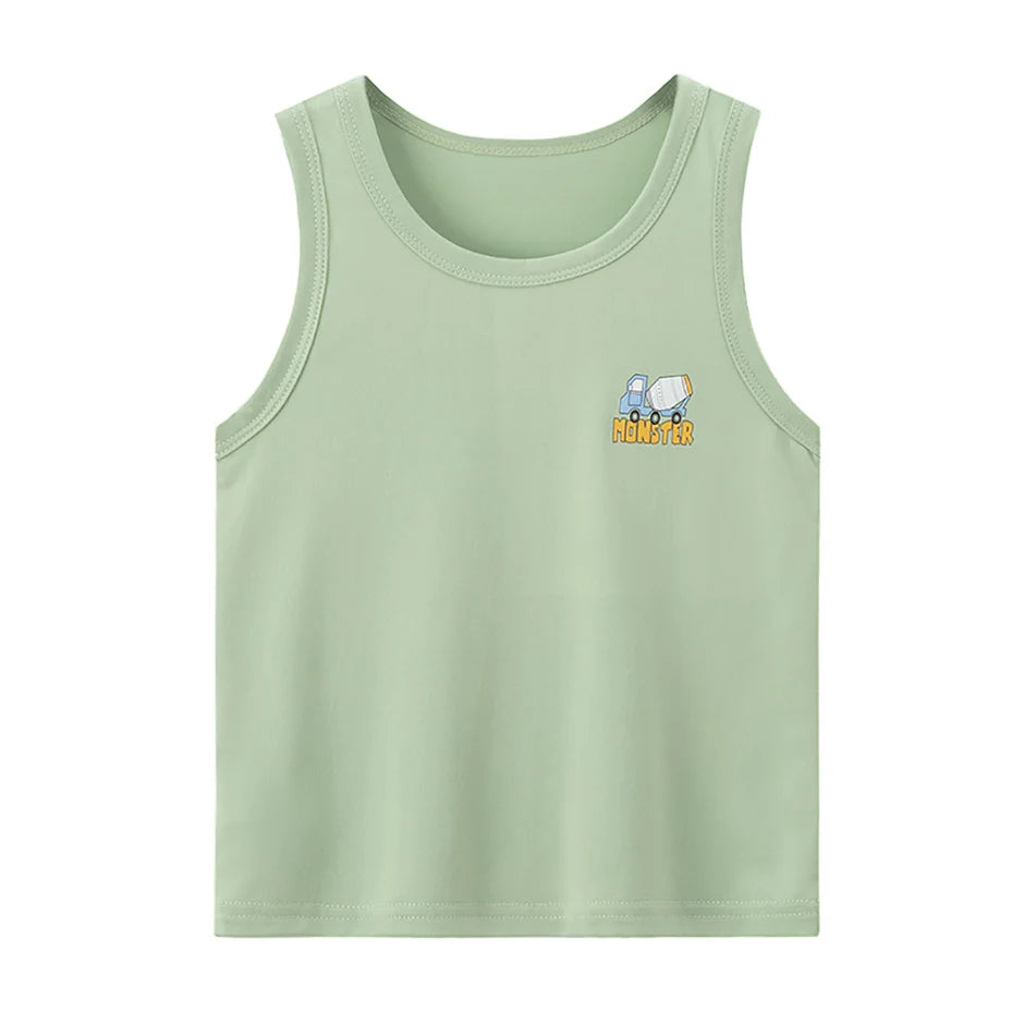 1/3/4 Piezas Chaleco Joker de Color Sólido Delgado para Niños Cuatro Estaciones Camisa de Fondo Suelta y Cómoda para Niño Camiseta Dulce y Encantadora para Niña