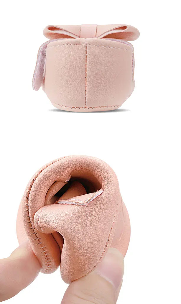 Baby Shoes Classic Dress Cute Bow-knot Heart Anti-slip Soft Sole First Walkers Infant Baby Girls Toddler Shoes 0-18m