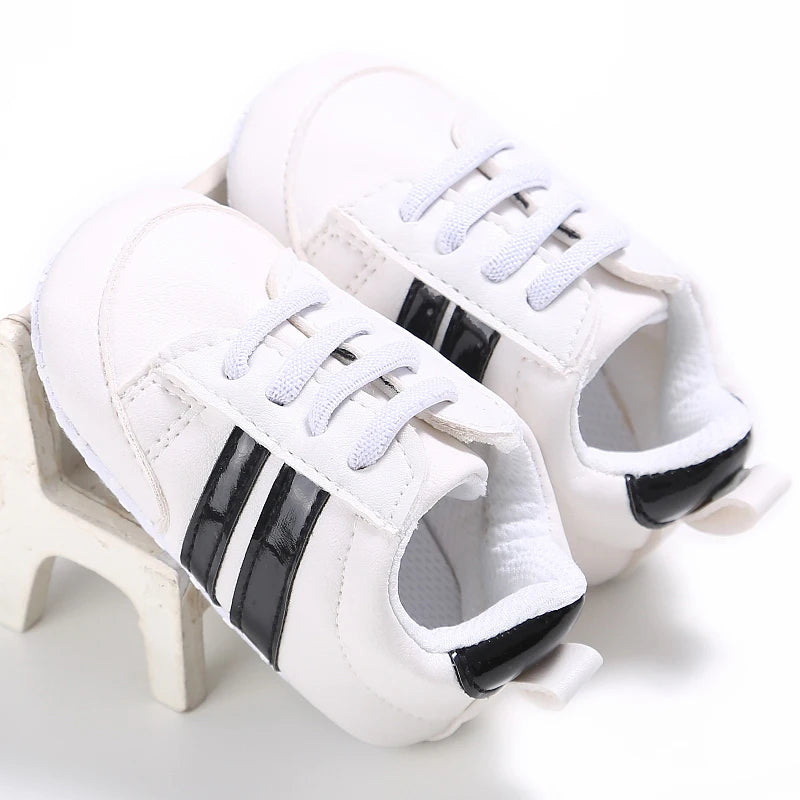 Male and Female Baby Sports Shoes 0-1 Year Old Soft Soled Fashionable Casual Walking Shoes For Spring/Summer Babies and Children