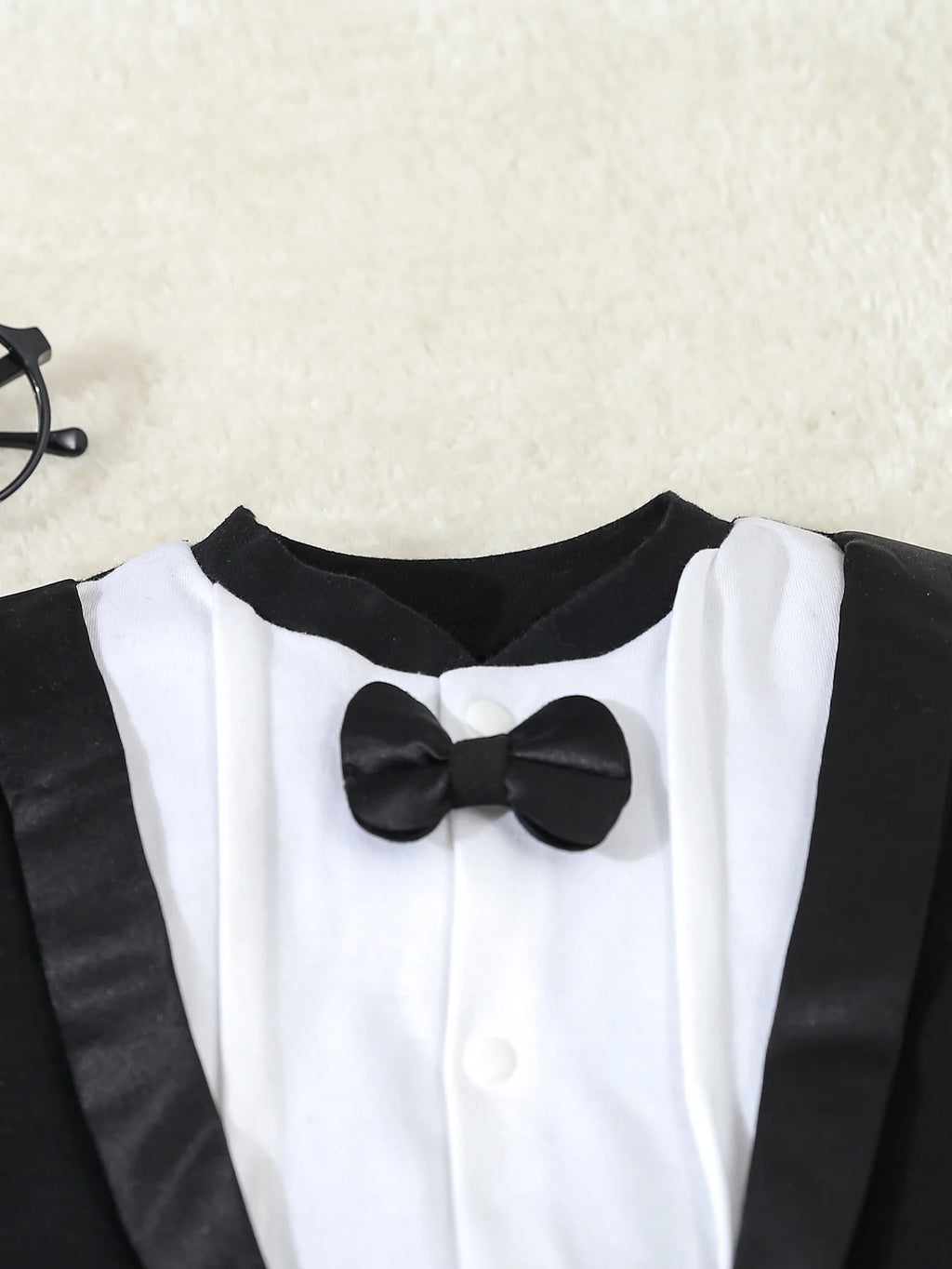 Herbst Baby Strampler Baumwolle Gentleman Overall Fußbedeckter Strampler Prinzenkostüm Baby Jumpsuits Jungen Festliche Kleidung für 0-12M
