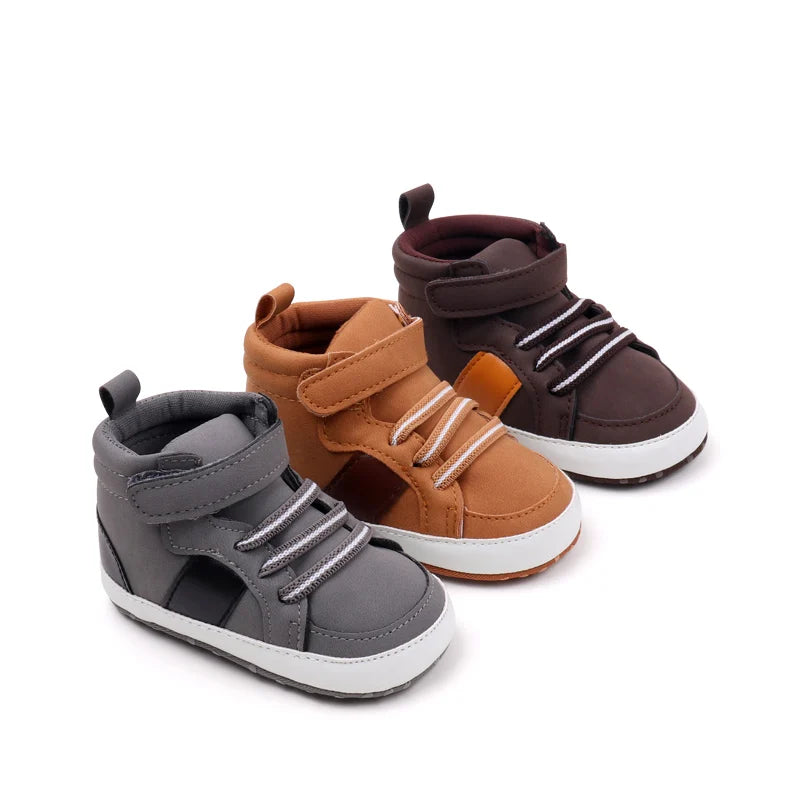 Zapatos de bebé de algodón suave de alta calidad, estilo primavera y otoño, para niños y niñas de 0 a 9 a 18 meses, nueva moda para bebés 2024 BHX3190