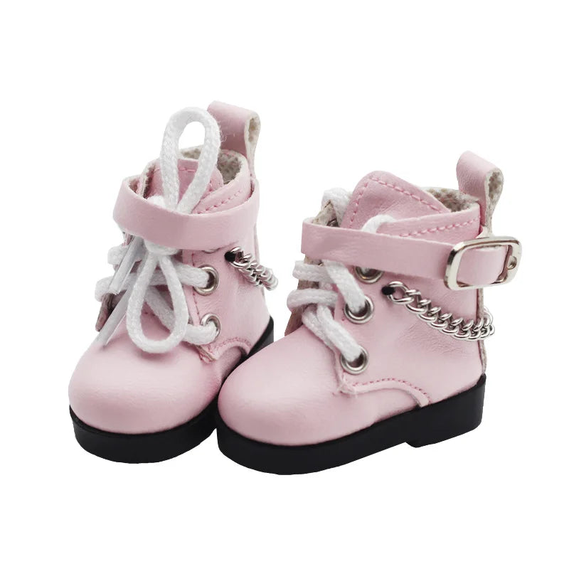 For Labubu Little Leather Shoes Suitable For Cotton Dolls Chain Shoes Dolls Accessories DIY Doll Toys