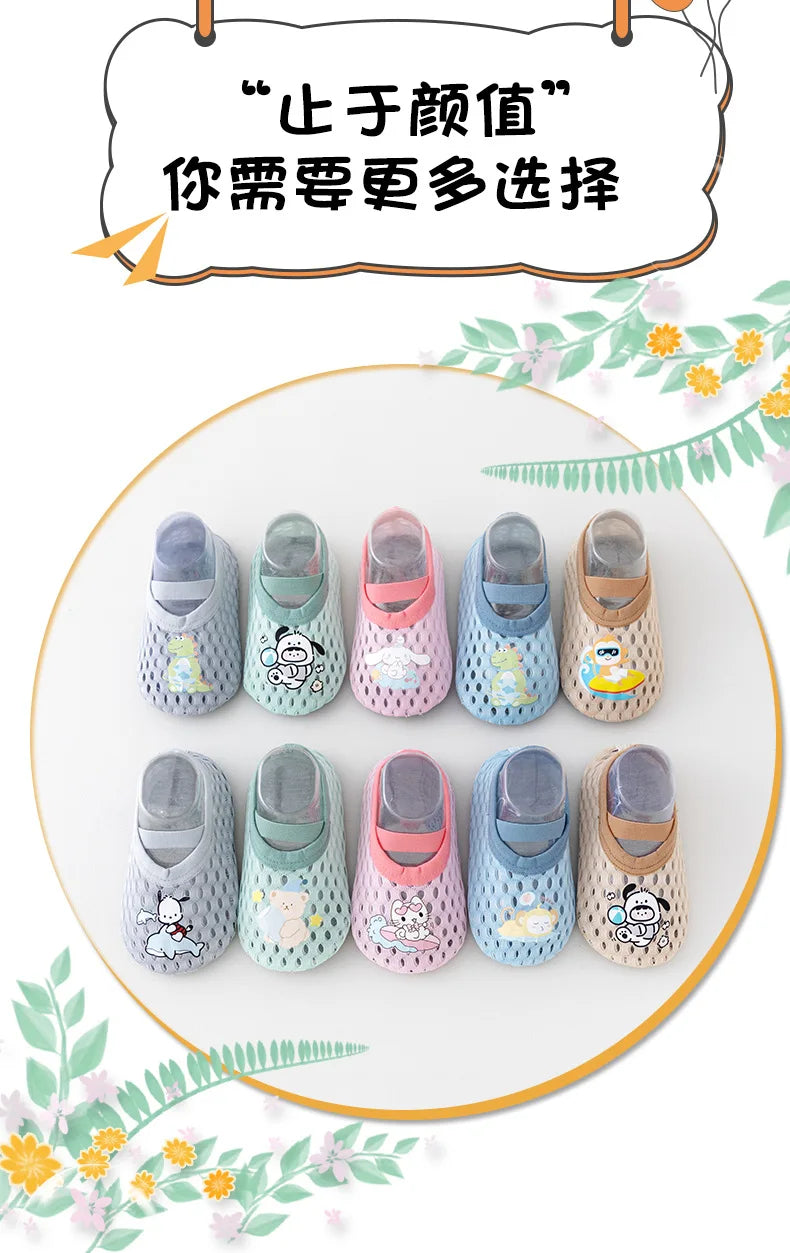 Baby Toddler Shoes First Walkers Non-slip Thickening Shoes Sock Floor Shoes Foot Socks Animal Style for For Babies Flat Shoes