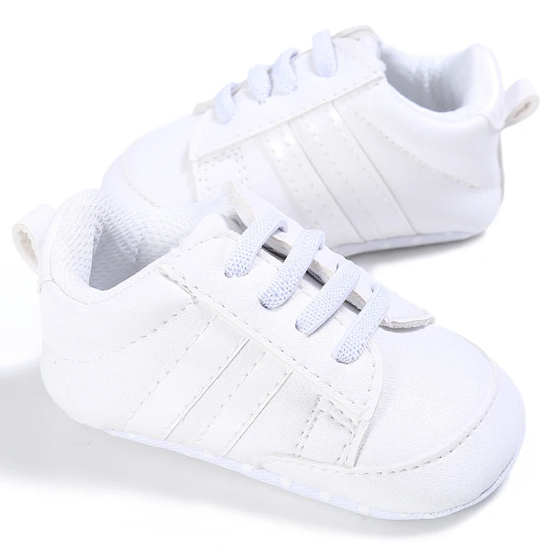 Male and Female Baby Sports Shoes 0-1 Year Old Soft Soled Fashionable Casual Walking Shoes For Spring/Summer Babies and Children