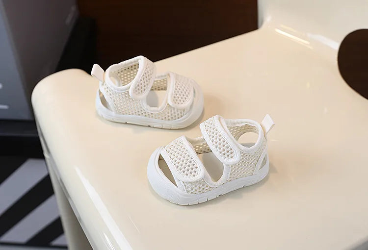 0-3 Years Baby Sandals Soft Summer Shoes Infant Outwear First Walkers Little Toddler Boys Girls Open-toed Sandals For Baby