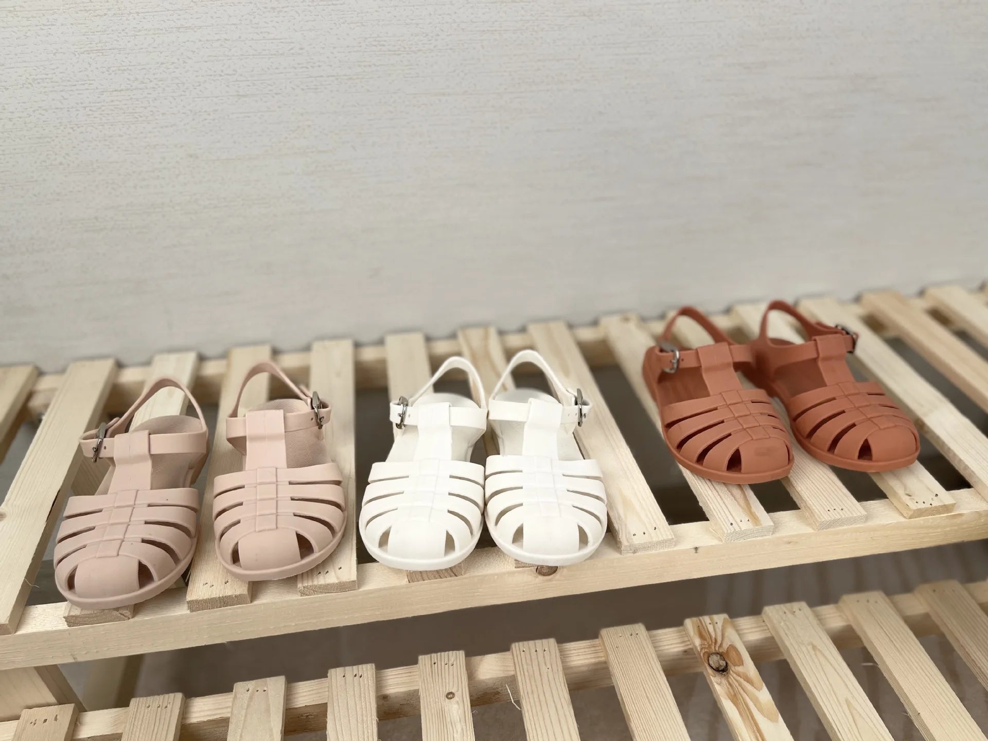 Baby Girls Summer Sandals 2-7y Toddler Soft Non-slip Princess Solid Kids Candy Jelly Children Shoes Casual Roman Sandals