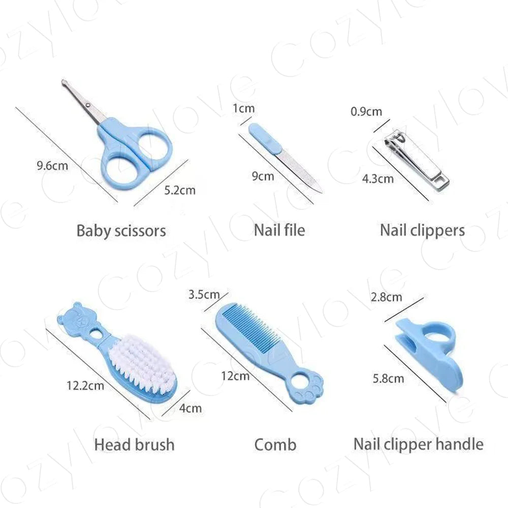 5-in-1 Baby Grooming Kit | Portable Baby Care Set with Brush, Comb, Nail Clippers & Scissors, BPA-Free