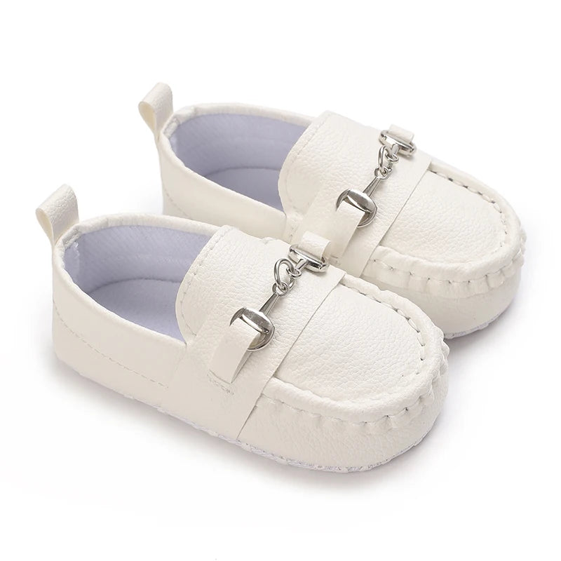 Baby Boy Vintage Leather Shoes 0-18M Multicolor Cuff First Walker Soft Sole Comfortable Spring Autumn Newborn