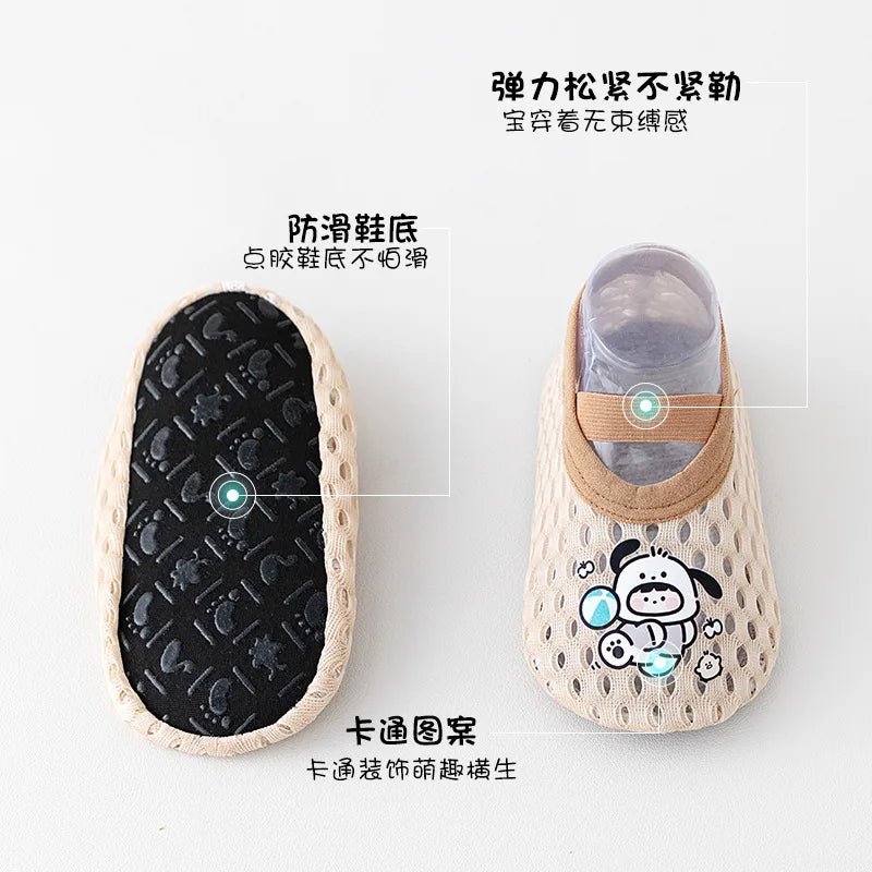 Baby Toddler Shoes First Walkers Non-slip Thickening Shoes Sock Floor Shoes Foot Socks Animal Style for For Babies Flat Shoes