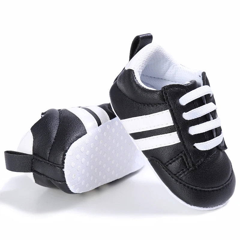 Male and Female Baby Sports Shoes 0-1 Year Old Soft Soled Fashionable Casual Walking Shoes For Spring/Summer Babies and Children