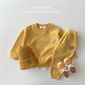 Conjuntos de ropa de otoño para bebés niños y niñas, conjunto de ropa para bebés, sudadera deportiva con oso y pantalones, 2 piezas, trajes