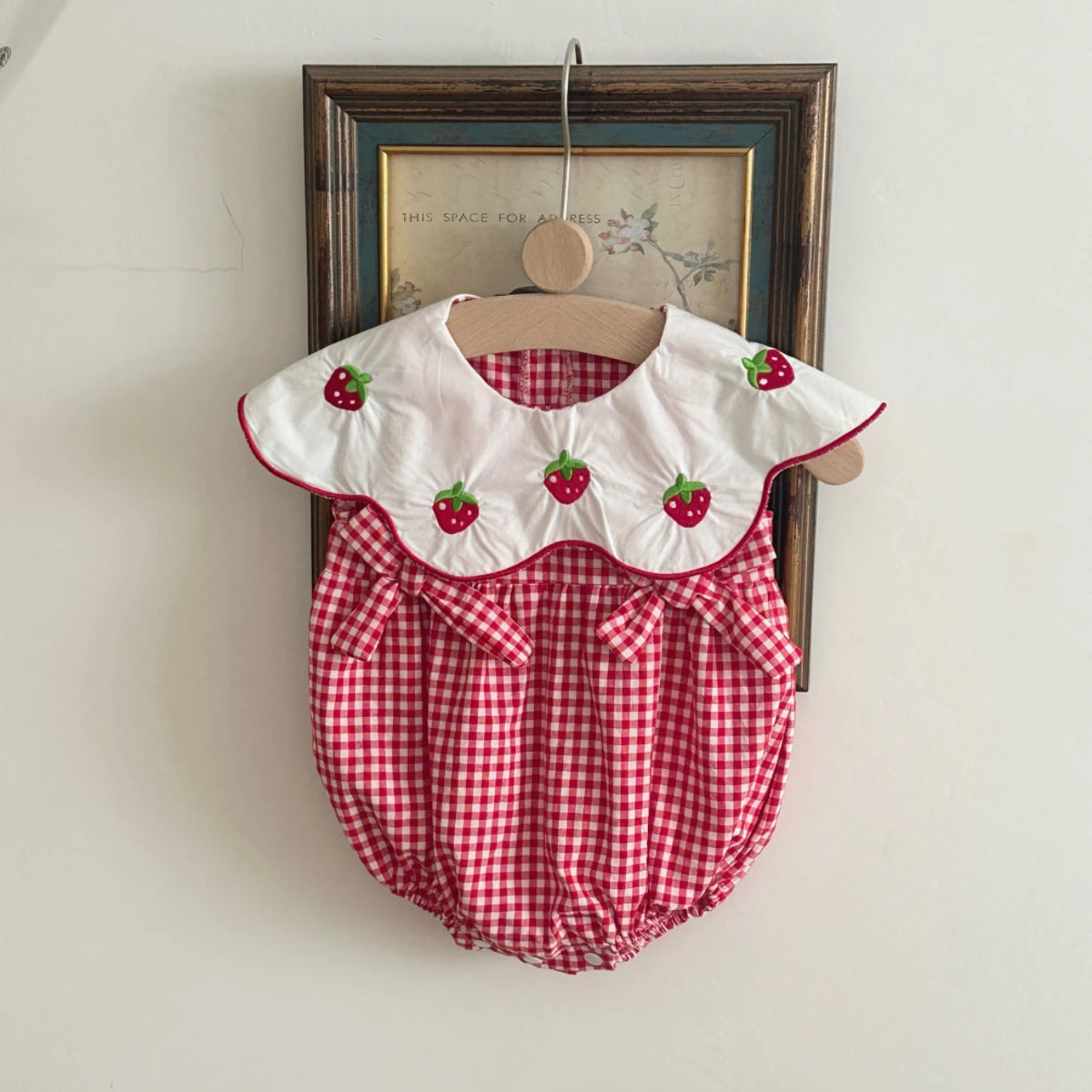 Summer Baby Girls Clothes  Short Sleeve Romper Baby Bodysuit Doll Collar Jumpsuit Outfit Suitable for babies aged 0-18 months