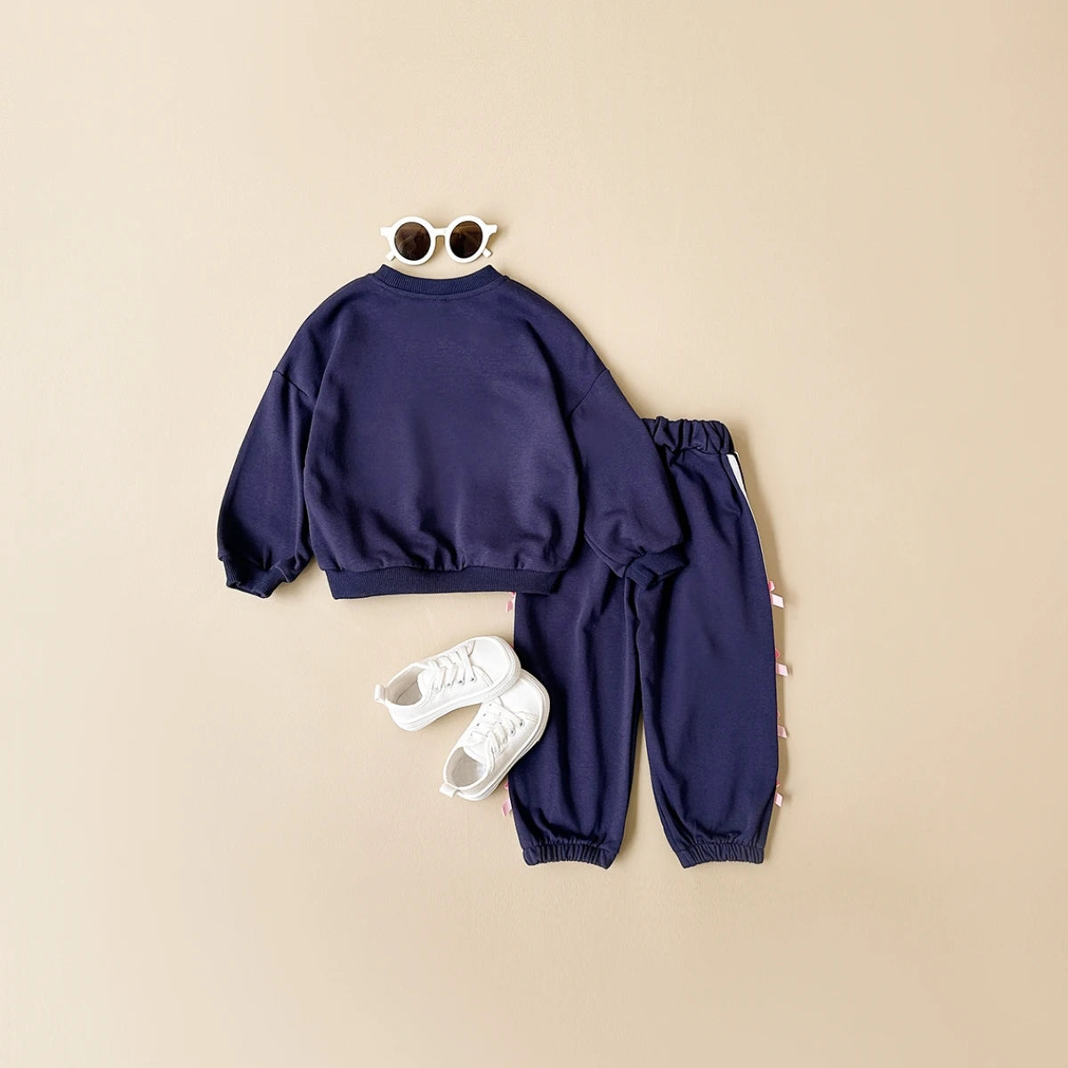 Baby Girl Clothes Toddler Sets Cotton Love Sweatshirt Long Sleeve Top+Bow Pants Spring Newborn Kids Clothing Infant Outfit Suits