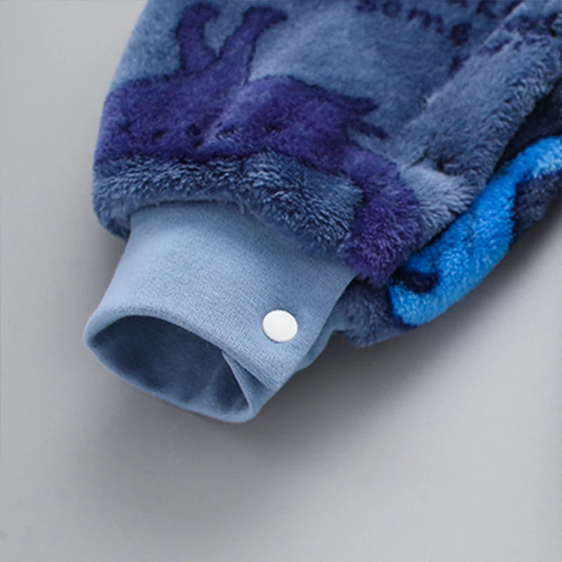 Ropa de Primavera Invierno para Bebé Recién Nacido Chaqueta Infantil para Niñas Mono para Niños Pelele de Franela Suave para Bebé Ropa de Bebé 0-18 Meses