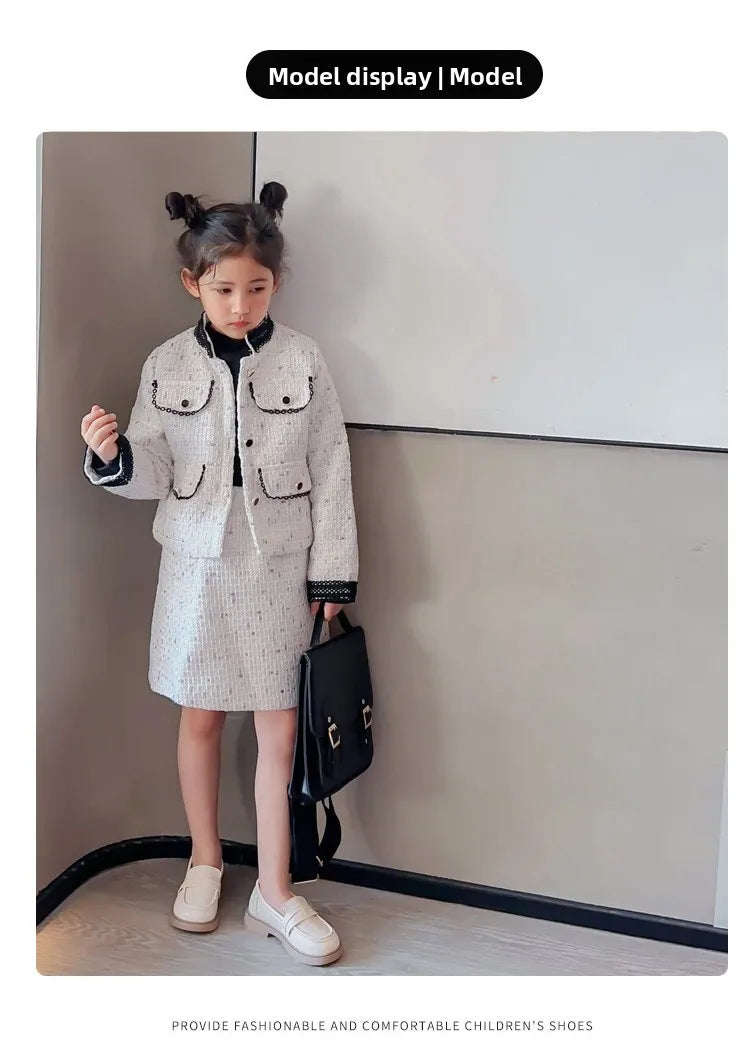 Children Leather Shoes for Boys Girls Kids Loafers Slip-on School Flats Casual Sneakers for Wedding Formal Occasions Party 23-35