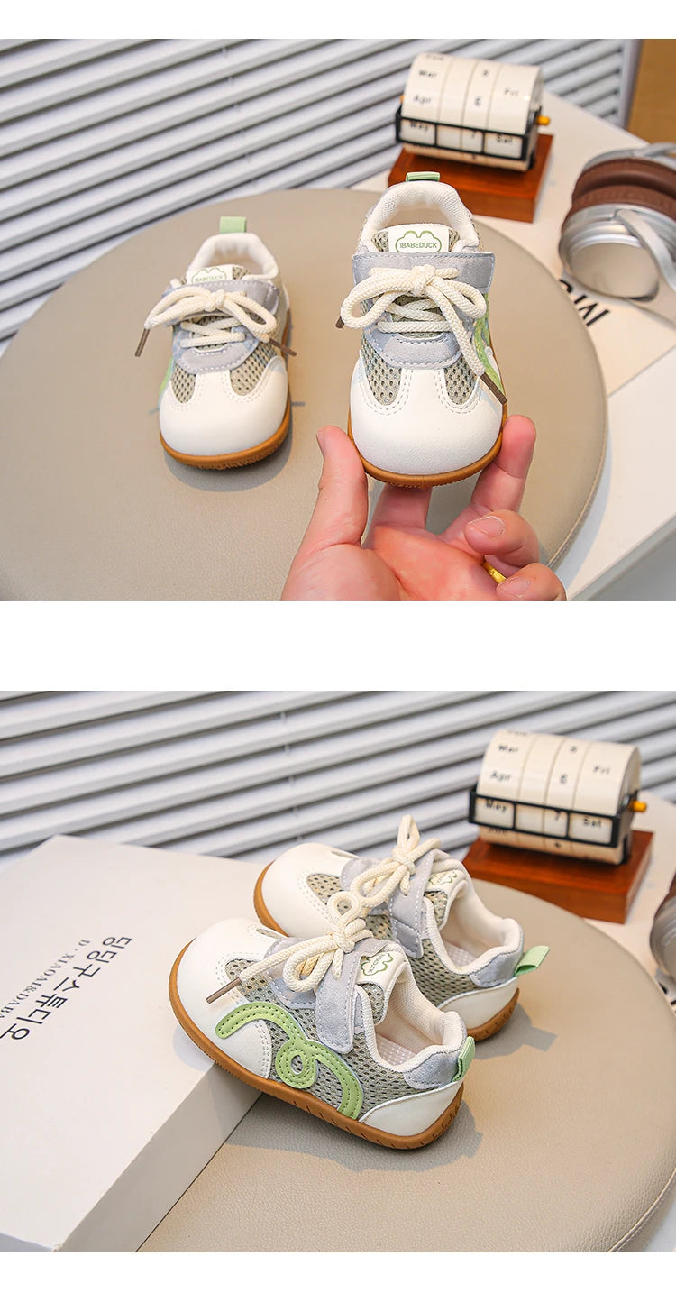 Baby Walking Shoes Breathable Soft Bottom Toddler Kids Running Shoes Non-slip 2026 Brand New Boys Girls Casual Shoes 18-28