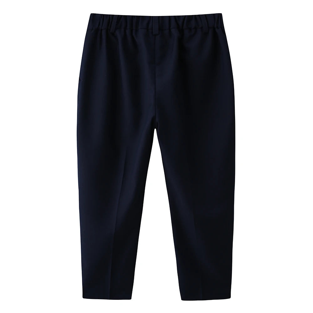 Kinderuniform für Jungen Mädchen Weste 4-teiliges Langarm-Herbst-Schulkleidungsset Teenager Preppy Stil Tägliches Modekleid