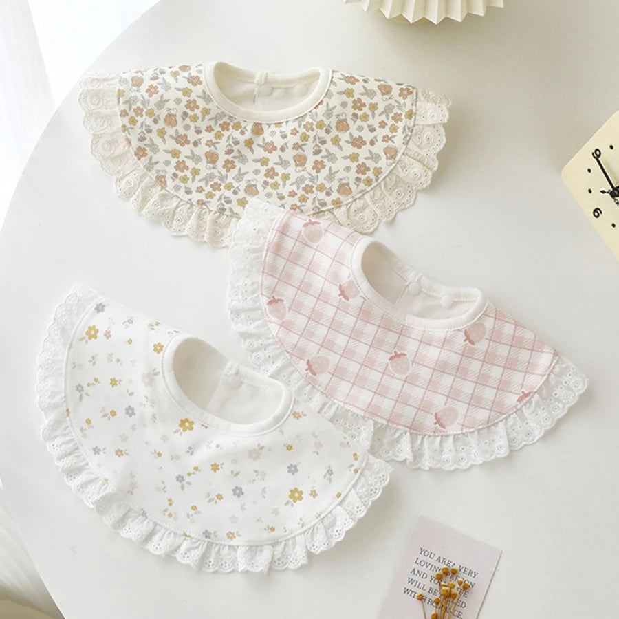 Cotton Infant Bibs for Babies A Class Quality Waterproof Backing Keeps Clothes Dry for Drooling Teething Newborns and Toddlers