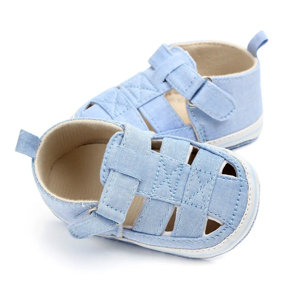 Summer Baby Shoes Sandals Infant Boy Girls Newborn First Walkers Babies Shoes For 0-18M Toddler Soft Sole Breathable Shoes