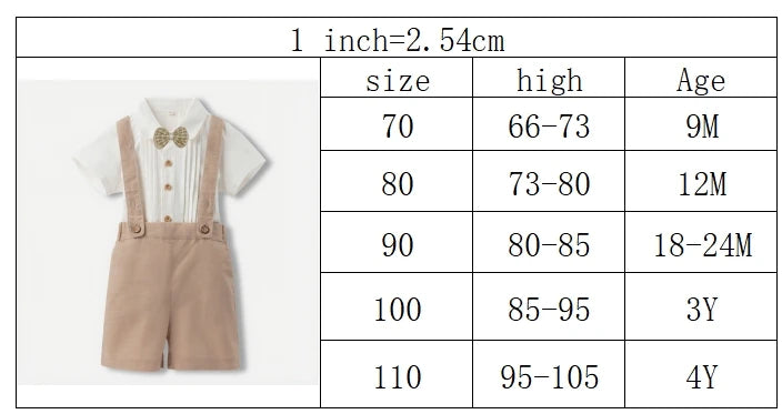 Summer Baby Boys Clothes Suit 1-4Y Kids Short-sleeded Solid Shirt and Elastic Waist Shorts for Boy Daliy Birthday Clothes Set