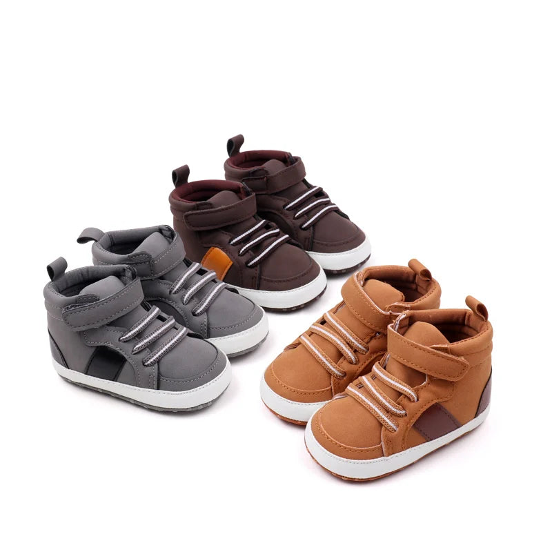 Zapatos de bebé de algodón suave de alta calidad, estilo primavera y otoño, para niños y niñas de 0 a 9 a 18 meses, nueva moda para bebés 2024 BHX3190